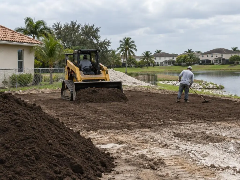 Lot Grading & Topsoil Fill in Miami, FL