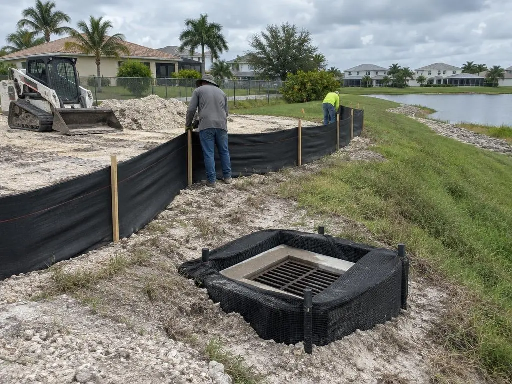 Silt Fence & Inlet Filters in Miami, FL